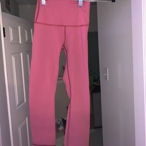 pink size 2 lululemon athletic leggings